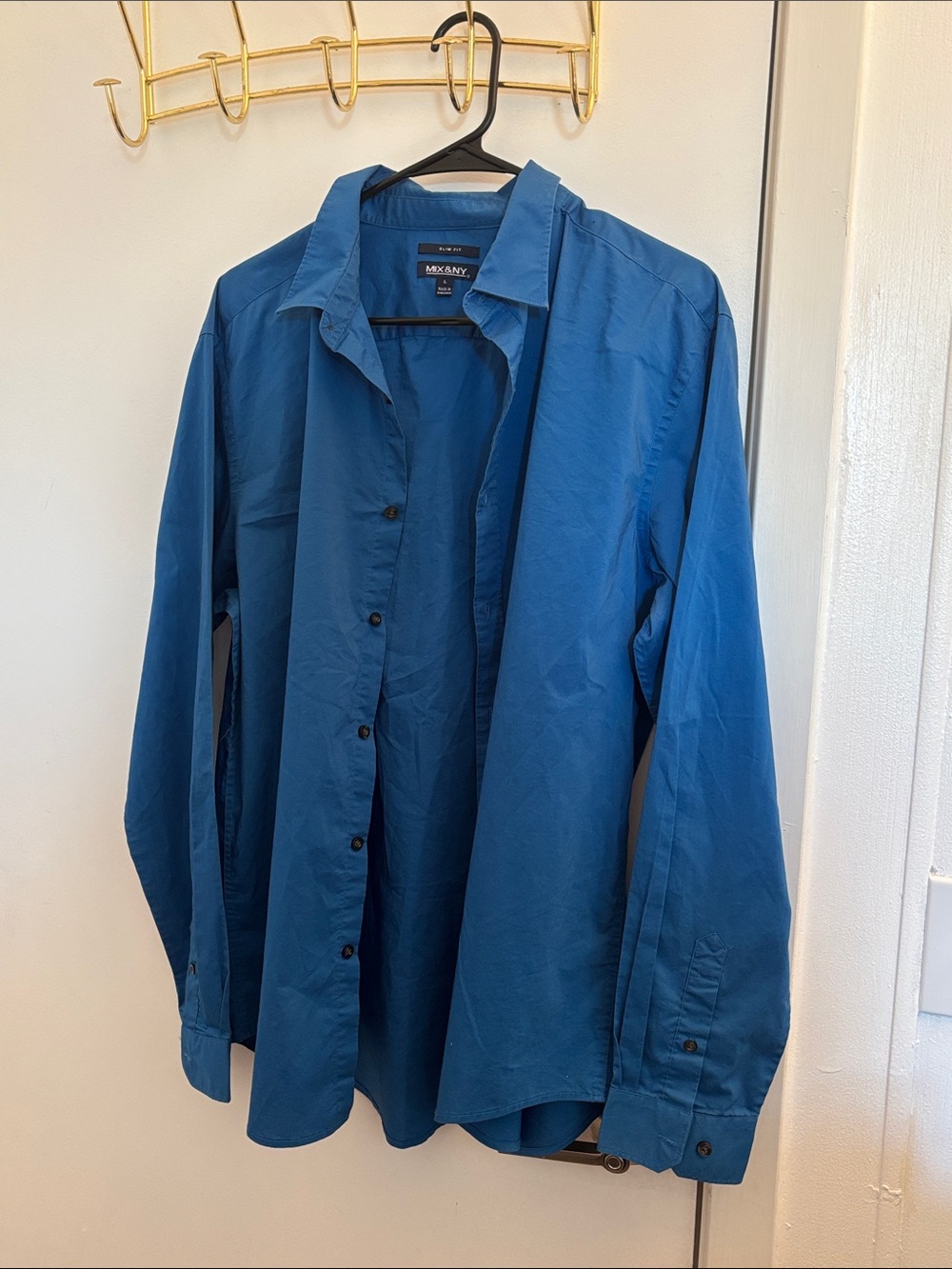 🥰3/$10🥰 Men's Lightweight Shirt in Deep Blue